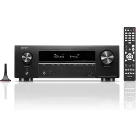 Denon AVR-X1800HDAB 7.2 AV Receiver Schwarz 8K Dolby Atmos, HEOS Built-in