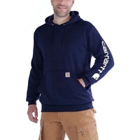 CARHARTT Logo Kapuzenpullover - Navy M