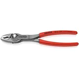 Knipex TwinGrip, Frontgreifzange mit rutschhemmendem Griffen, atramentiert, 200 mm