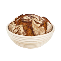 BigDean Gärkorb rund für Brot−Teig −Brotbackkörbchen, Gärkörbchen Ø 23 cm