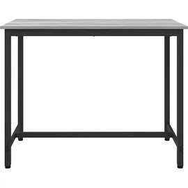 vidaXL Tisch 100 x 76 x 50 cm grau