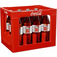 Coca Cola Light 12x1.00l Fl., Mehrweg-Pfand  ohne Kiste