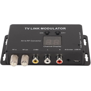 TV Link Modulator , Unterstützt PAL NTSC AV zu RF . Langlebiger Professioneller UHF Modulator für Set Top Boxen