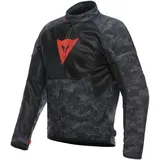 Dainese Ignite Air Camo, Textiljacke - Dunkelgrau/Schwarz/Neon-Rot - 46