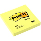 Post-it Haftnotiz, Haftnotizen, 76 x 76 mm, gelb (7.5 x 7.5 cm)