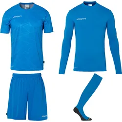 Uhlsport Prediction Torwart Set - blau L