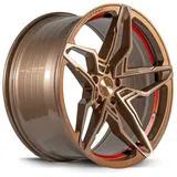 CORSPEED KHARMA Higloss-Bronze brushed Surface undercut Trimline red 9.0Jx20 5x120 ET30