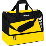 Erima Unisex Six Wings Sporttasche mit Bodenfach, gelb/schwarz, M