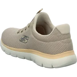 SKECHERS Summits Damen Slip-On Sneaker Beige/Taupe 42
