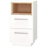 Vicco Nachtschrank Beatrice 36 x 36 x 68 cm Weiß