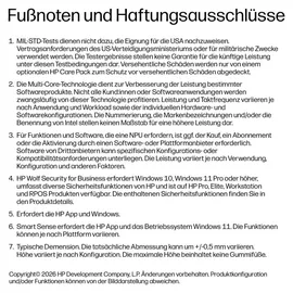 HP EliteBook 6 G2i 16'' Intel Core Ultra 5 325 16 GB RAM 512 GB SSD Win11 Pro Silber E02G2ET