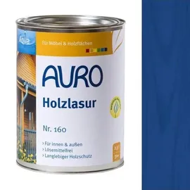 Auro Holzlasur Aqua Nr. 160 2,5 l ultramarin-blau