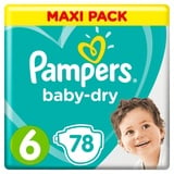 Pampers Baby-Dry Windeln, Gr. 6, 13kg-18kg, Dreier-Pack, 78 Stück