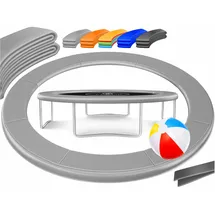 Kesser KESSER® - Trampolin Randabdeckung Ø 244 , 305 , 366 , 426 cm 30cm breit 100% UV-beständig reißfest Federabdeckung , Grün , Blau