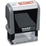 Trodat Textstempel "Bezahlt" printy 4912 office selbstfärbend blau, rot