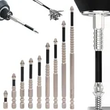9-teiliges K5 Magnet-schraubendreher-bohrer-set, Hochmagnetisches Schraubendreher-bohrer-set, Ph2 Universal-magnet-kreuzschlitz-elektroschraubendreher-bit-set, Rutschfest, Stoßfest