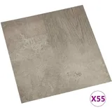 vidaXL Bodenplanken 55 pcs Grau 5.11 m2)