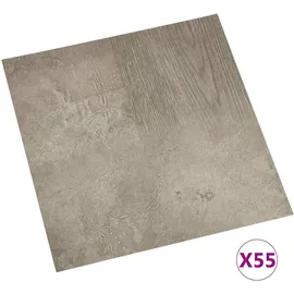 vidaXL Bodenplanken 55 pcs Grau 5.11 m2)