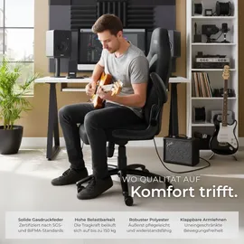 Tectake Springsteen Kunststoff Schwarz