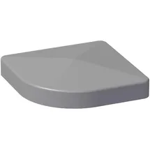 GROJA Pfostenkappe 9 x 9 cm Silbergrau/Aluminium