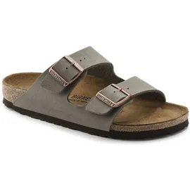 Birkenstock Arizona Birko-Flor Nubuk schmal stone 35