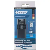 Ansmann Universalladegerät Ansmann Powerline Vario mit verschiebbaren Ladekontakten für Akkupack, Kamera, Camcorder, Telefon, AA, AAA
