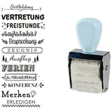 Trodat Stempel Creative Mini/V5 Druckstempel Pastell Blau 3 St.