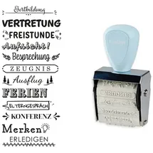 Trodat Stempel Creative Mini/V5 Druckstempel Pastell Blau 3 St.