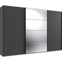 WIMEX Schwebetürenschrank Norderstedt 360 x 236 x 64 cm Grau/Spiegel