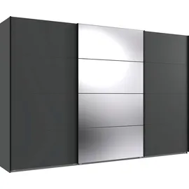 WIMEX Schwebetürenschrank Norderstedt 360 x 236 x 64 cm Grau/Spiegel