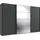 WIMEX Schwebetürenschrank Norderstedt 360 x 236 x 64 cm Grau/Spiegel