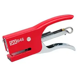 sax design Heftzange 646 rot