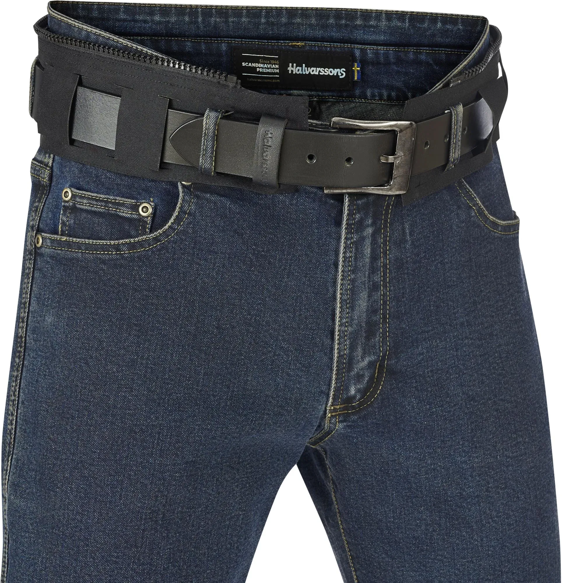 Halvarssons V3 Verbindungsreißverschluss, schwarz, Größe 75 cm für Männer