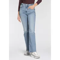 Levi's 726 High Rise Flare Jeans Blue Wave Light