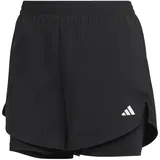 Adidas AEROREADY Made for Training Minimal Two-in-One Shorts Damen Schwarz-L