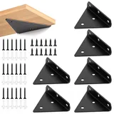 6 Stück Regalhalterung Regalträger Unsichtbar Schwebende Regalhalterungen Ver...