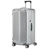 Trunk 80cm mit 4 Rollen - GRATIS HOTELGUTSCHEIN aluminium