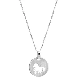 Firetti Kette mit Anhänger »Schmuck Geschenk Silber 925 Halsschmuck Halskette Ankerkette Pferd« Firetti silberfarben