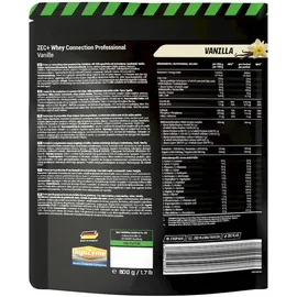 Zec+ Nutrition Whey Connection Professional Vanille Pulver 800 g