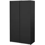 Tvilum Schiebetürenschrank Catania 221 x 119 x 67 cm Schwarz