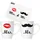 Brubaker Kaffeetasse 0,3 l Weiß 2 St.