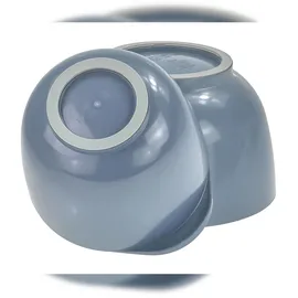 Rosti Rührschüssel Set 2tlg. mit Deckel "Margrethe" grau blau (dusty blue) 1,5+3,0L