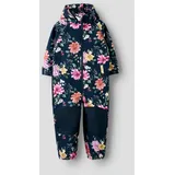 NAME IT Alfa08 Softshell 1fo Overall - Dark Sapphire / Botanical Flower - 7 Jahre