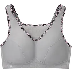 GLAMORISE Sport-Bustier mit bestem Halt - Grau Unterwäsche   Damen 