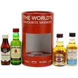 The World's Favourite Whiskies Set, 4x 0,05l, alc. 40 Vol.-%