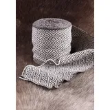 Battle Merchant Wikinger-Kostüm Wikinger Wadenwickel, Diamantköperband, div. Farben grün