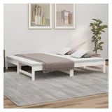 vidaXL Tagesbett 75 x 190 cm Weiß