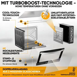 STILLSTERN Minibackofen schwarz