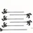 Vago-Tools 5x Schnellspannzwinge 300 mm Einhandzwinge Klemmzwinge Schraubzwingen