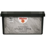 Alpina Effektfarbe Farbrezepte STURM-OPTIK silber 1 L